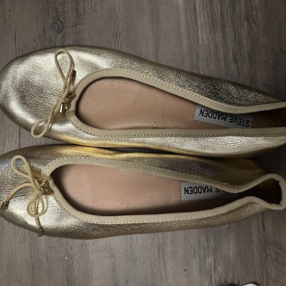 Steve Madden Gold Ballet Flats – Women’s Size7.5 - Picture 1 of 4